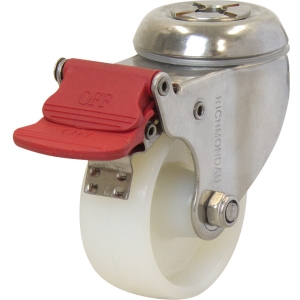 75mm Nylon Wheel Castor Swivel with Brake Gr304 80kg Capacity