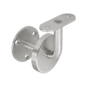 Wall Mount Handrail Bracket & Cover Satin 38.1/50.8